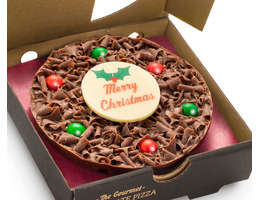 4" Mini Christmas Plaque Pizza